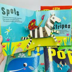 POP UP картон книги на английском для малышей с озвучкой китайской аудиоручкой