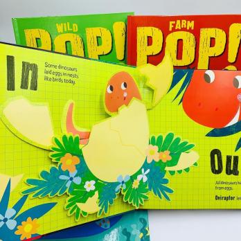 POP UP картон книги на английском для малышей с озвучкой китайской аудиоручкой
