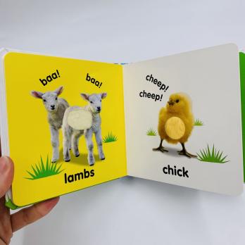 DK Baby Touch and Feel Baby Animals тактильная книга на английском языке