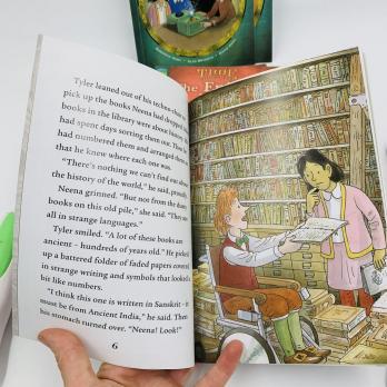 Книги на английском языке для школьников и подростков OXFORD READING TREE уровни чтения 11-13, всего 18 книг с озвучкой аудиоручкой на английском языке, детские детективы на английском