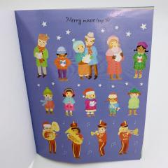 Новогодние наклейки на английском языке Usborne First Sticker Book Christmas Market