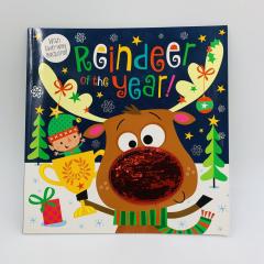 Детская новогодняя книга на английском языке Reindeer of the Year