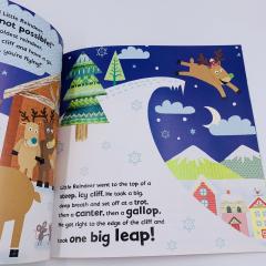 Детская новогодняя книга на английском языке Little Reindeer Saves the Christmas