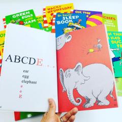Доктор Сьюс DR SEUSS классический сборник детских книг на английском языке с озвучкой аудиоручкой и подарками! 