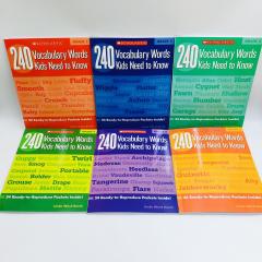 240 VOCABULARY WORDS KIDS NEED TO KNOW сборник из 6 учебников для обогащения словарного запаса английского языка школьников