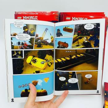 ЛЕГО НИНЦЗЯГО КОМИКСЫ НА КИТАЙСКОМ детские книги на китайском языке без пиньинь lego ninjago