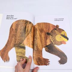 Brown Bear, Brown Bear, What Do You See? книга для маленьких начинающих учить английский язык, детская классика на английском языке купить английские книги для детей магазин английских книг доставка