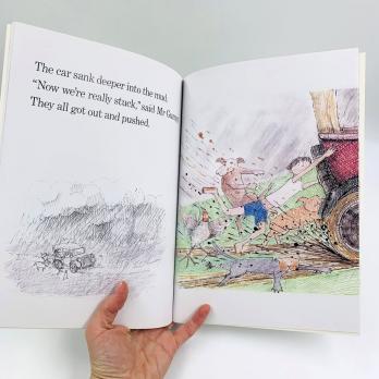 Mr Gumpy's Motor Car автор John Burningham  Автомобиль мистера Гампи Джон Бернингем книга на английском языке для детей