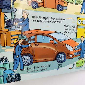 Usborne Look Inside a CARS книга на английском языке для детей АВТОМОБИЛИ, МАШИНЫ
