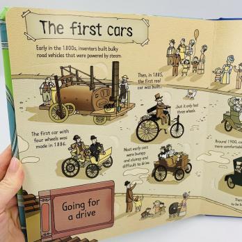 Usborne Look Inside a CARS книга на английском языке для детей АВТОМОБИЛИ, МАШИНЫ