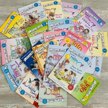 FANCY NANCY на английском языке для детей сборник из 21 книги, читающейся нашей английской аудиоручкой, ИЗЫСКАННАЯ НЭНСИ книги в оригинале на английском