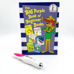 The Big Purple Book of Beginner Books by Dr.Seuss книга на английском языке для детей с возможностью озвучки аудиоручкой: A Fish Out of Water, Snow, I’ll Teach My Dog 100 Words, Flap Your Wings, Big Dog… Little Dog, Fred and Ted Go Camping