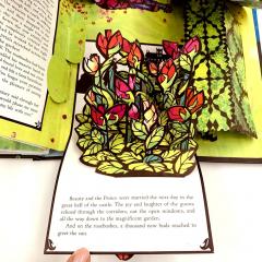 Beauty and the Beast by Robert Sabuda pop-up поп-ап книга Красавица и Чудовище на английском языке для детей подарочное издание Роберт Сабуда