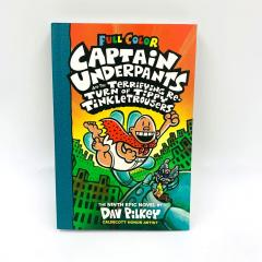 Капитан Подштанник комикс на английском купить, купить CAPTAIN UNDERPANTS книги на английском языке, CAPTAIN UNDERPANTS книги в оригинале для школьников, комиксы купить в магазине английских книг, Terrifying Return of Tippy Tinkletrousers