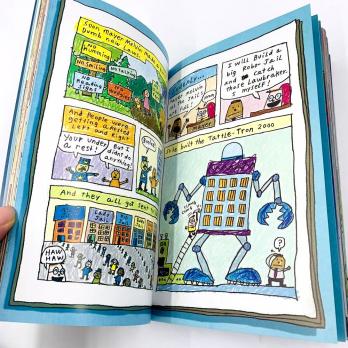 CAPTAIN UNDERPANTS книга на английском, CAPTAIN UNDERPANTS комиксы на английском языке с озвучкой аудиоручкой, комиксы на английском с озвучкрй купить в магазине английских книг, американские комиксы для детей, детская литература на английском купить