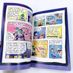 CAPTAIN UNDERPANTS книга на английском, CAPTAIN UNDERPANTS комиксы на английском языке с озвучкой аудиоручкой, комиксы на английском с озвучкой купить в магазине английских книг, американские комиксы для детей, детская литература на английском купить