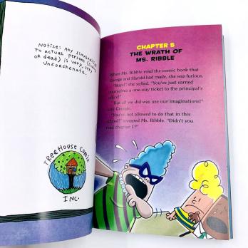 CAPTAIN UNDERPANTS and the Wrath of the Wicked Wedgie Woman книга комикс на английском языке с озвучкой аудиоручкой купить в магазине детских английских книг с доставкой, американские книги