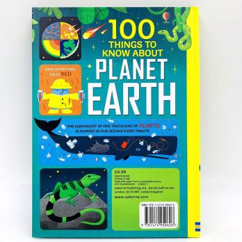 100 THINGS TO KNOW ABOUT PLANET EARTH энциклопедия на английском языке от издательства Usborne