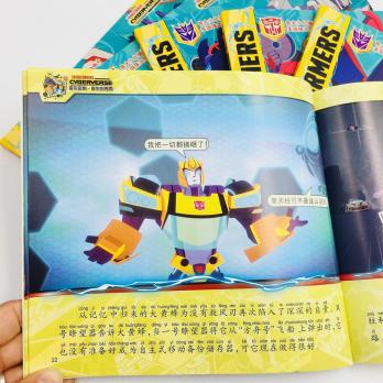 ТРАНСФОРМЕРЫ 6 книг на китайском языке для детей с подписанным пиньинь