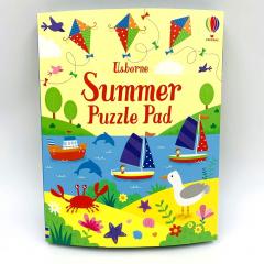 Usborne Summer Puzzle Pad книга интересных заданий на английском языке на лето