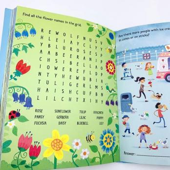 Usborne Summer Puzzle Pad книга интересных заданий на английском языке на лето