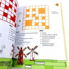 Usborne Children's Crosswords Holiday книга на английском языке с интересными кроссвордами на каникулы и праздники