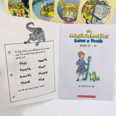 MAGIC SCHOOL BUS PHONICS книги на английском языке с озвучкой аудиоручкой купить, волшебный автобус книги фониксы, фониксы на английском книги для чтения, книги для отработки фониксов с озвучкой ручкой, фониксы для детей сборник для чтения