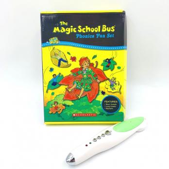 MAGIC SCHOOL BUS PHONICS книги на английском языке с озвучкой аудиоручкой купить, волшебный автобус книги фониксы, фониксы на английском книги для чтения, книги для отработки фониксов с озвучкой ручкой, фониксы для детей сборник для чтения