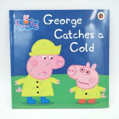 Купить книги на английском для детей, книги Peppa Pig купить, магазин детских книг на английском, английский для малышей книги, книги по мультикам на английском, Peppa Pig George Catches a Cold на английском книги