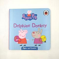 Купить книги на английском для детей, книги Peppa and Friends купить, магазин детских книг на английском, английский для малышей книги, книги по мультикам на английском, Peppa Pig Delphine Donkey на английском книги