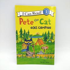 Купить книгу Pete the cat goes camping, Щенок Бискит книги купить, книги на английском для детей купить, магазин английских книг, английские книги для начинающих, литература на английском языке для детей, I can read книги купить