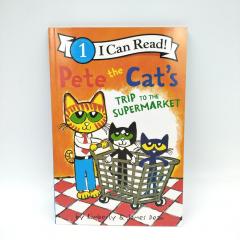 Купить книгу Pete the Cat's TRIP to the SUPERMARKET, кот Пит книги купить, книги на английском для детей купить, магазин английских книг, английские книги для начинающих, литература на английском языке для детей, I can read книги купить