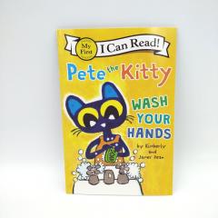 Купить книгу Pete the Kitty Wash Your Hands, кот Пит книги купить, книги на английском для детей купить, магазин английских книг, английские книги для начинающих, литература на английском языке для детей, I can read книги купить