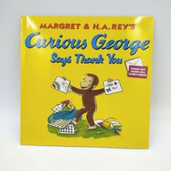Curious George Says Thank You книга на английском купить, Curious George купить, книги на английском для детей купить, сборник детских книг на английском, магазин английских книг, английская литература для детей