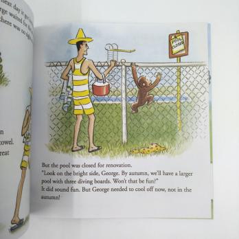 Curious George and the Ice Cream Surprise книга на английском купить, Curious George купить, книги на английском для детей купить, сборник детских книг на английском, магазин английских книг, английская литература для детей