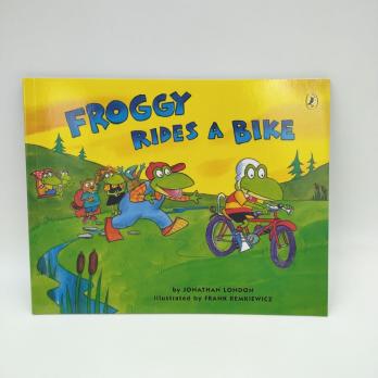 FROGGY Rides a Bike книга на английском купить, FROGGY купить, книги на английском для детей купить, сборник детских книг на английском, магазин английских книг, английская литература для детей