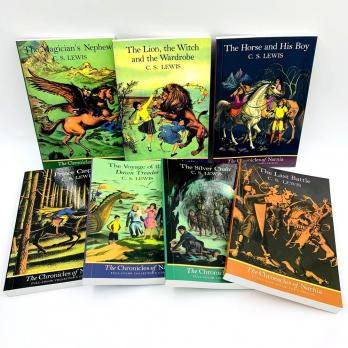 Хроники Нарнии сборник 7 книг на английском языке подарочное цветное издание The Chronicles of Narnia C.S. Lewis