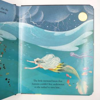 The Little Mermaid книга купить, книги на английском для детей, сказки на английском купить, детская литература на английском, издательство Usborne книги на английском купить, книги со сказками детям купить