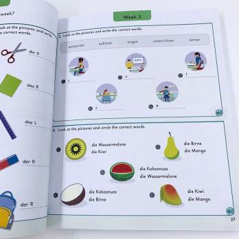 1000 немецких слов GERMAN FOR EVERYONE Junior 5 Words a Day учебник немецкого языка с озвучкой аудиоручкой