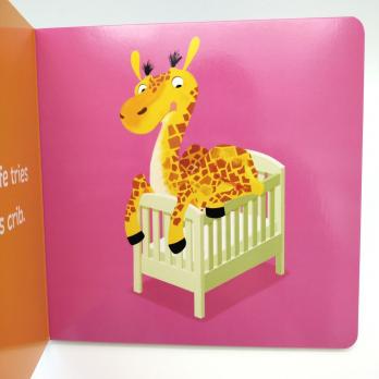 Big Bed for Giraffe купить, книги на английском для самых маленьких купить, книги на английском о хорошем поведении для детей, поучительные книги для детей на английском, магазин английских книг для малышей