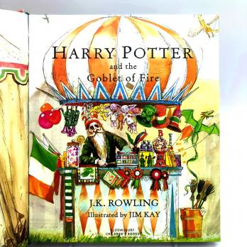 Harry Potter and the Goblet of Fire J.R. Rowling иллюстрации Jim Kay книга на английском языке