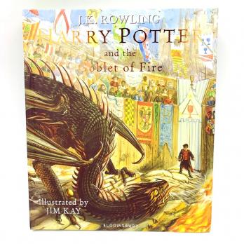 Harry Potter and the Goblet of Fire J.R. Rowling иллюстрации Jim Kay книга на английском языке