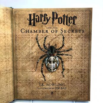 Harry Potter and the Chamber of Secrets книга на английском языке с иллюстрациями Jim Kay купить в магазине детской литературы shopverashop Гарри Поттер в оригинале подарочное издание купить