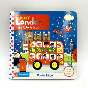 BUSY London at Christmas книга на английском, книги Campbell на английском, детские английские книги про новый год, рождественские книги на английском для детей, магазин английских книг, новогодние книги на английском, книга про лондон на английском