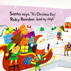 BUSY Reindeer детская книга на английском языке, книги Cambell на английском для детей, английские книги про новый год, рождественские книги на английском для детей, магазин детских английских книг, новогодние книги на английском, книга про оленей