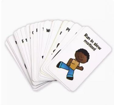 Brain Breaks Activity Cards, купить настолку на английском, английские игры для детей, детские настолки на английском, подвижные игры на английском с детьми, английские игры для школьников, купить материалы на английском для уроков с детьми,