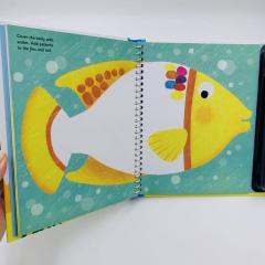 Fingerprint Activities UNDER THE SEA пальчиковая раскраска книга на английском языке Usborne